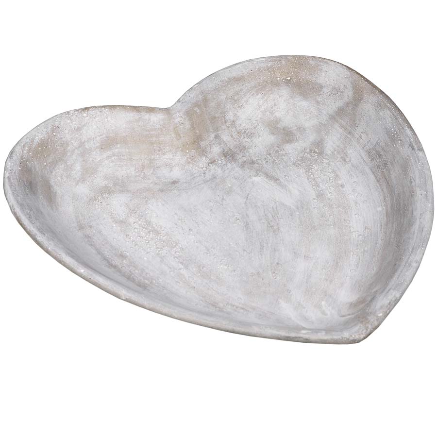 Hill Interiors Stone Heart Dish