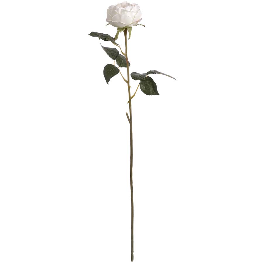 Hill Interiors Blush Garden Rose x 3 Stems