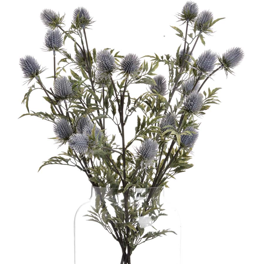 Hill Interiors Eryngium Blue Thistle x 3 Stems