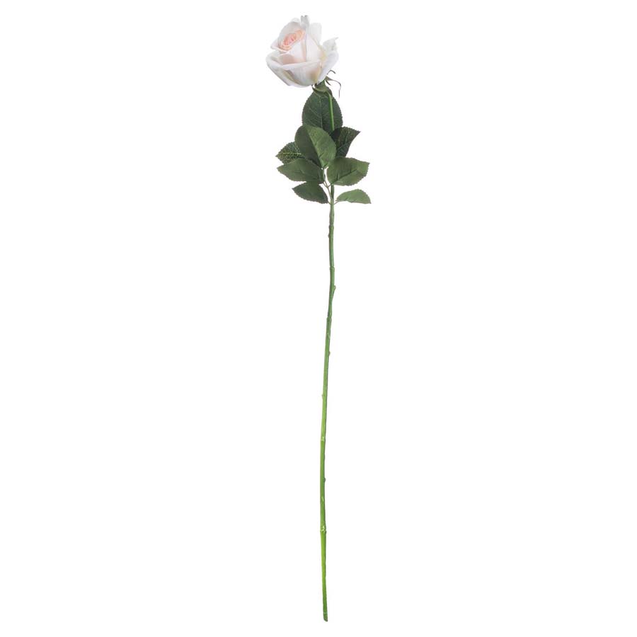 Hill Interiors Palest Pink Tea Rose x 3 Stems