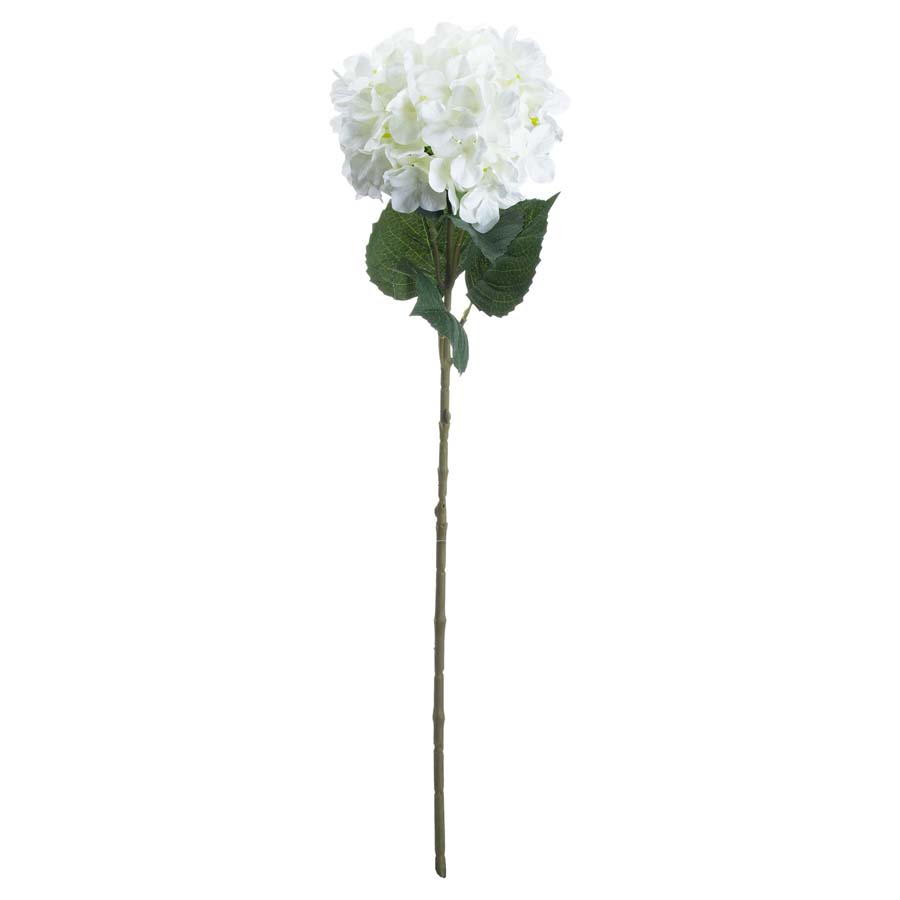 Hill Interiors Single Faux White Hydrangea x 3 stems