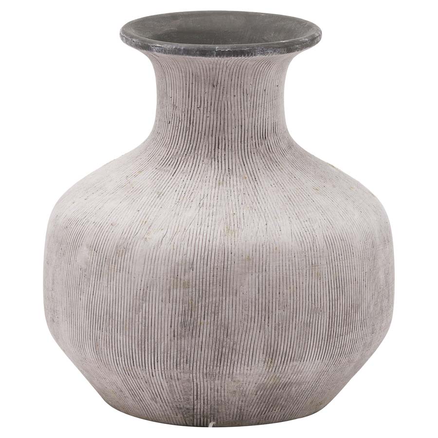 Hill Interiors Bloomville Squat Stone Vase