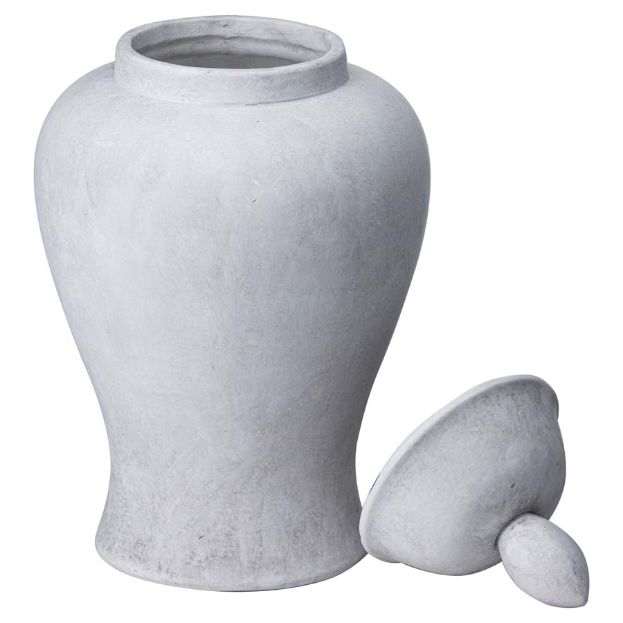 Hill Interiors Darcy Large Stone Ginger Jar