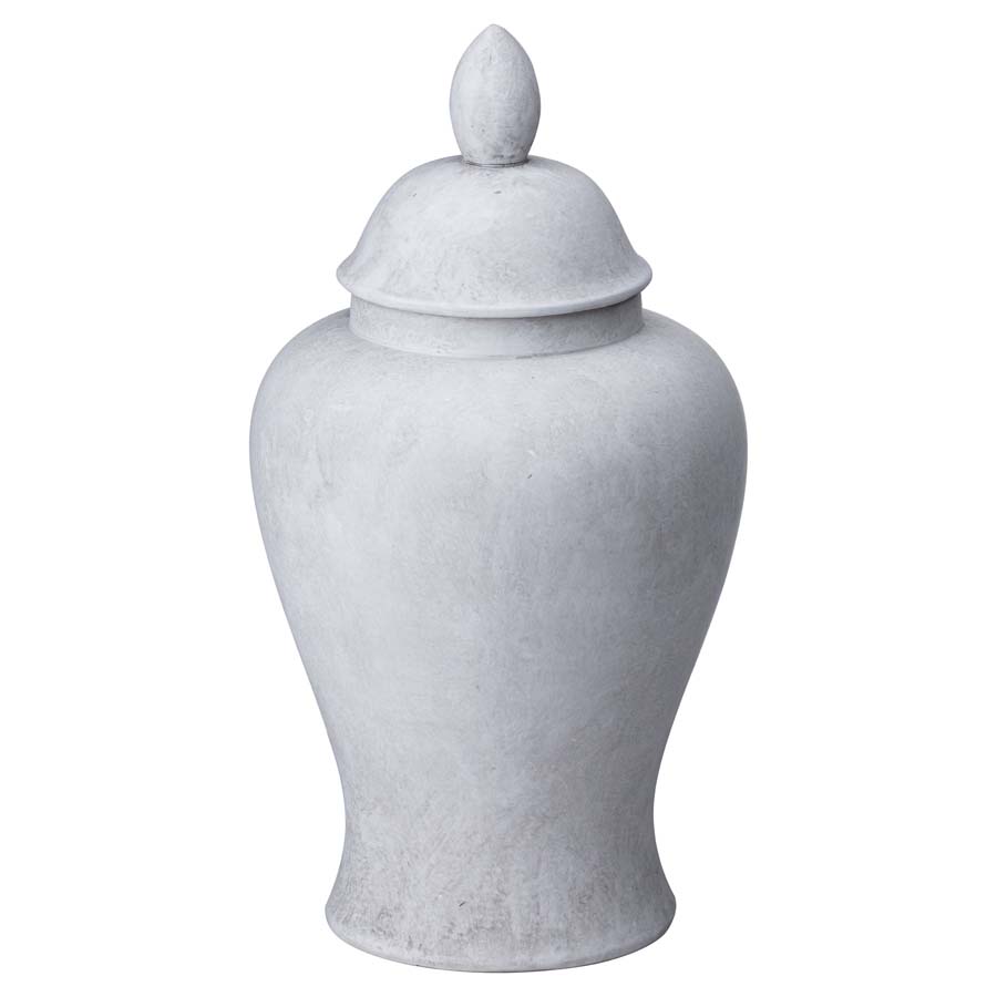 Hill Interiors Darcy Large Stone Ginger Jar