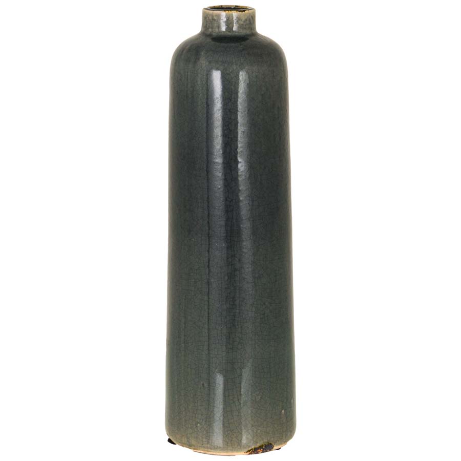 Hill Interiors Garda Grey Glazed Raine Vase