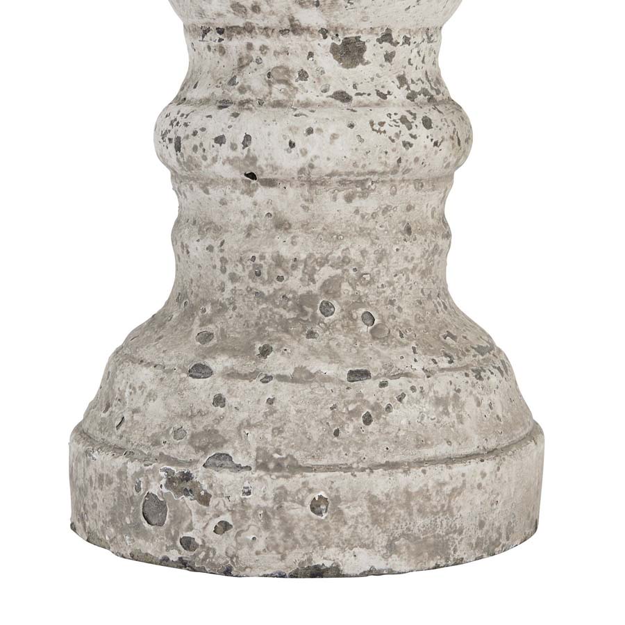 Large Stone Ceramic Column Candle Holder Large Stone Ceramic Column Candle Holder