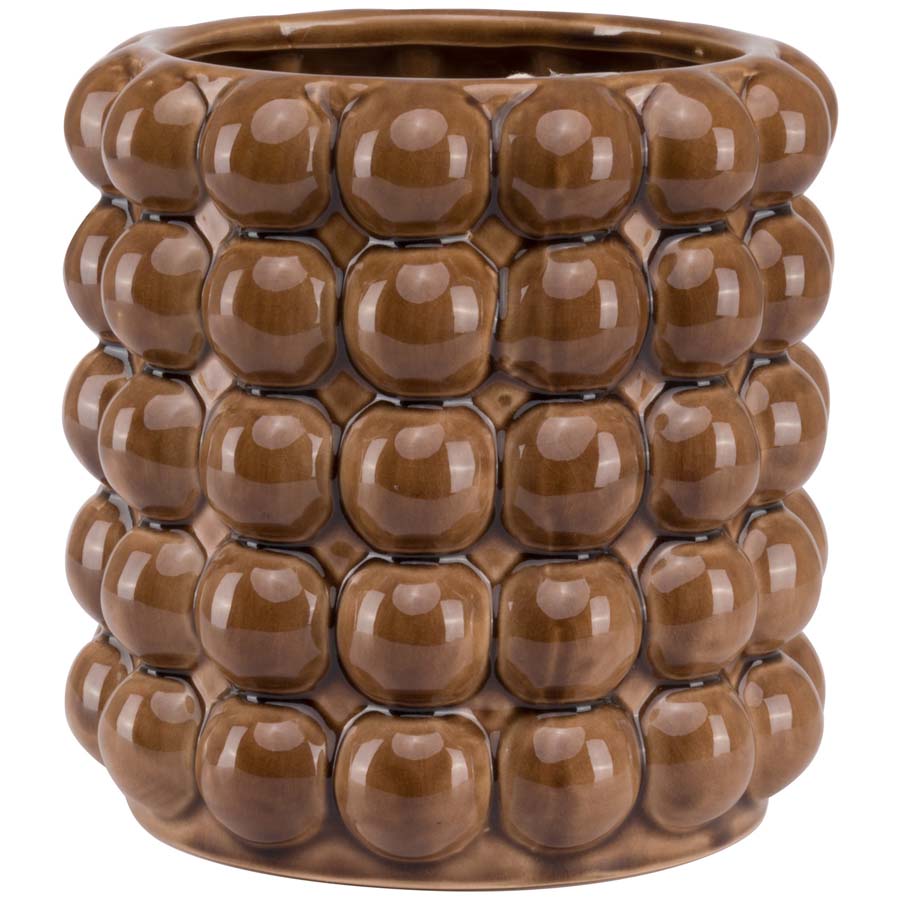 Hill Interiors Seville Collection Large Caramel Bubble Planter