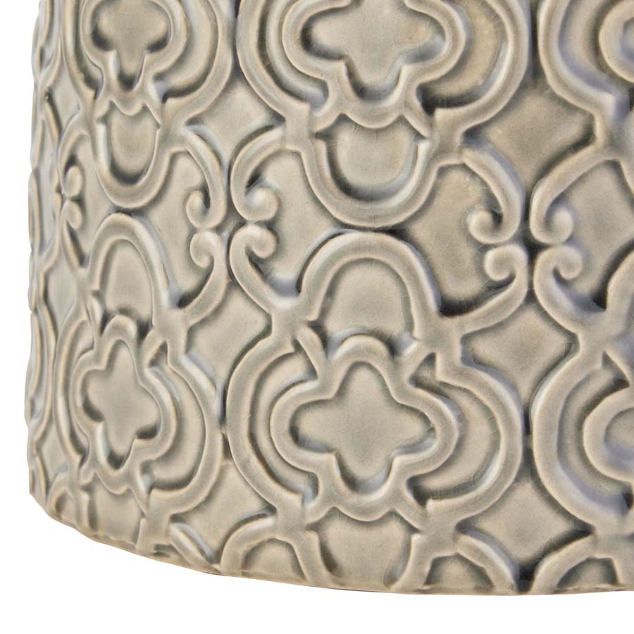 Hill Interiors Seville Collection Grey Marrakesh Urn