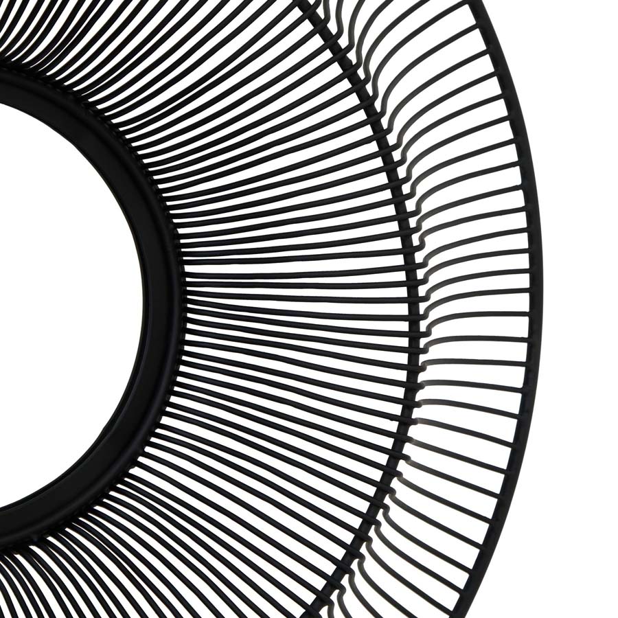 Hill Interiors Chico Black Wire Mirror