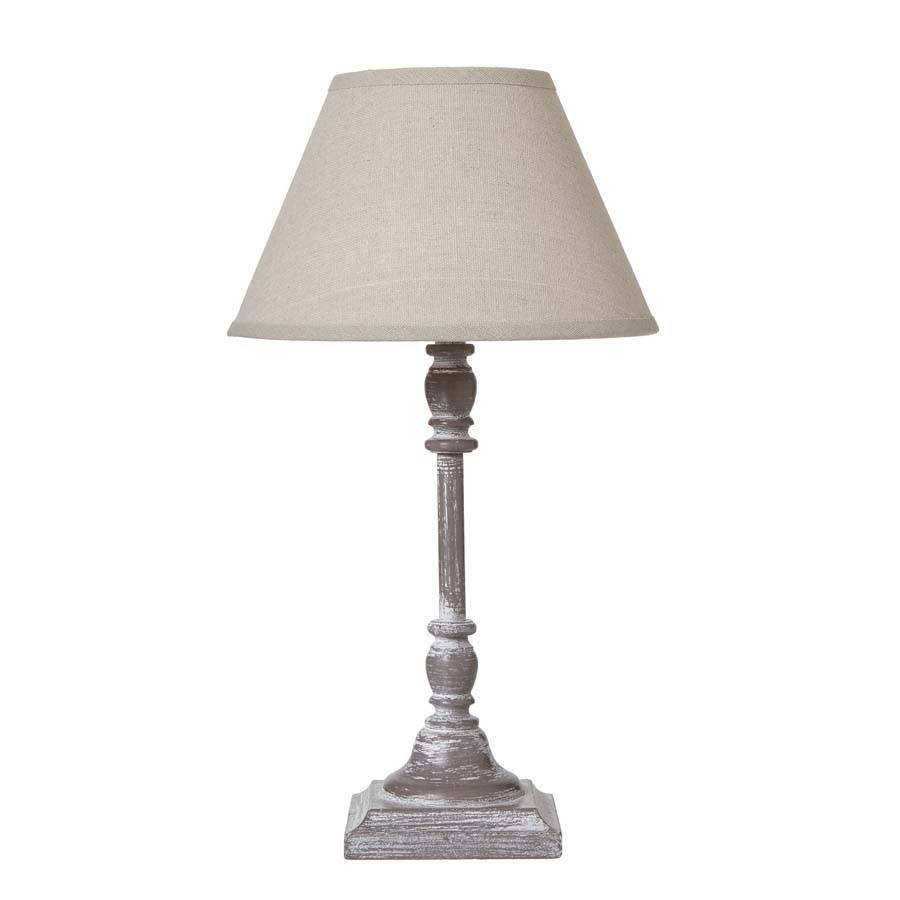 Hill Interiors Antia Stem Table Lamp With Linen Shade