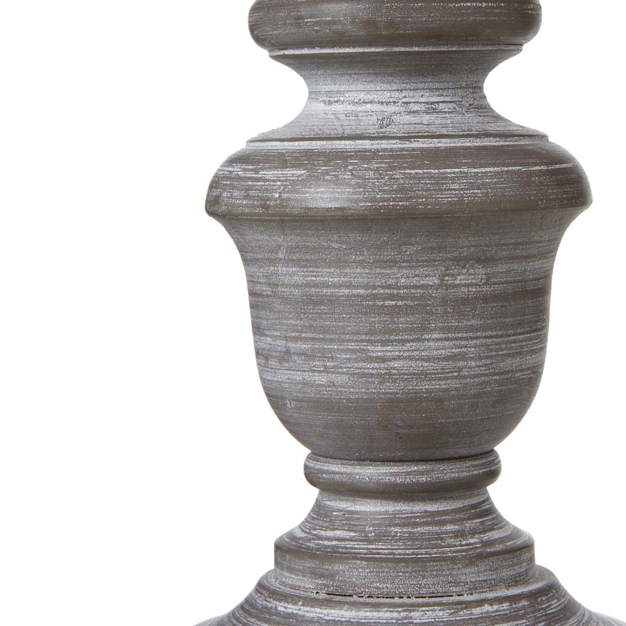 Hill Interiors Belluno Urn Table Lamp With Linen Shade Grey Tones