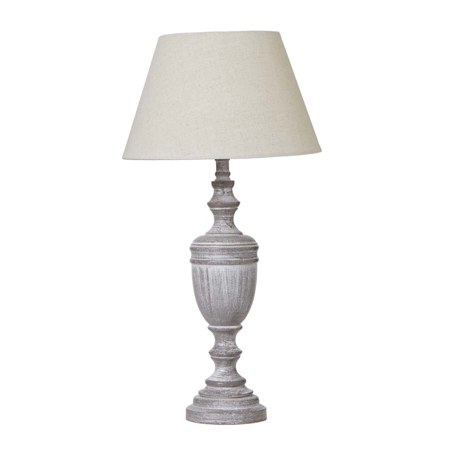 Hill Interiors Nola Urn Table Lamp With Linen Shade