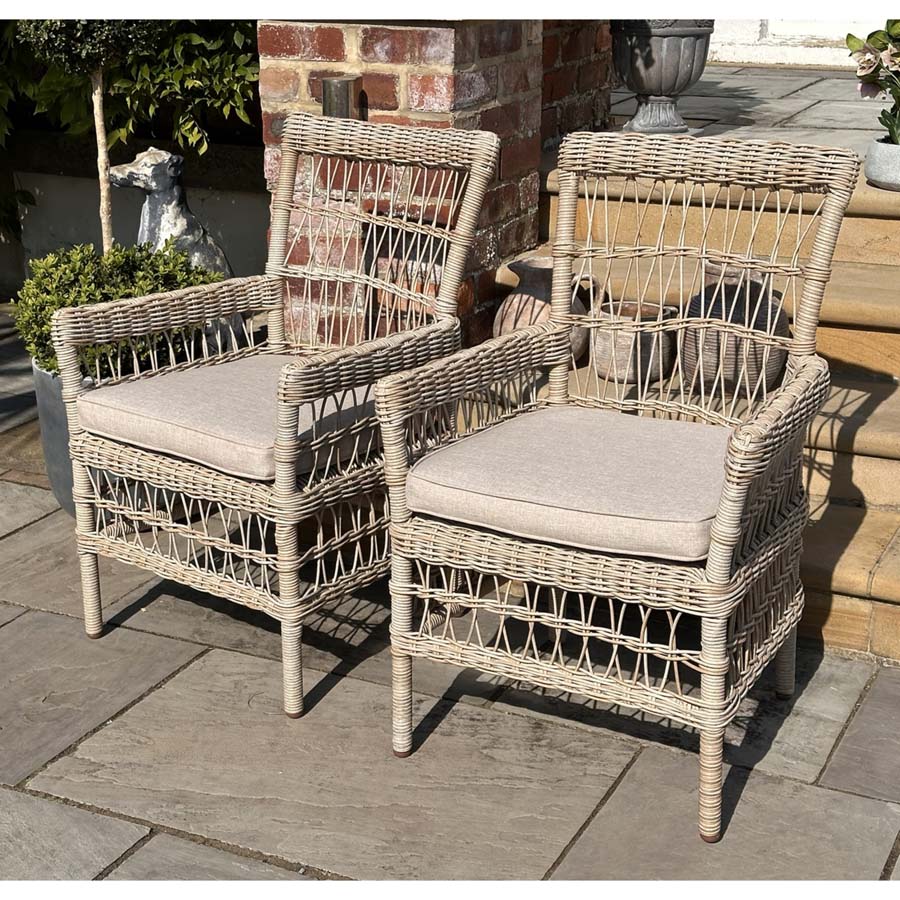 Hill Interiors Provence Collection Outdoor Dining Chair