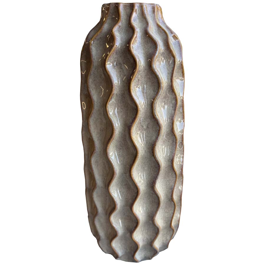 Hill Interiors Sabbia Collection Tall Wave Vase