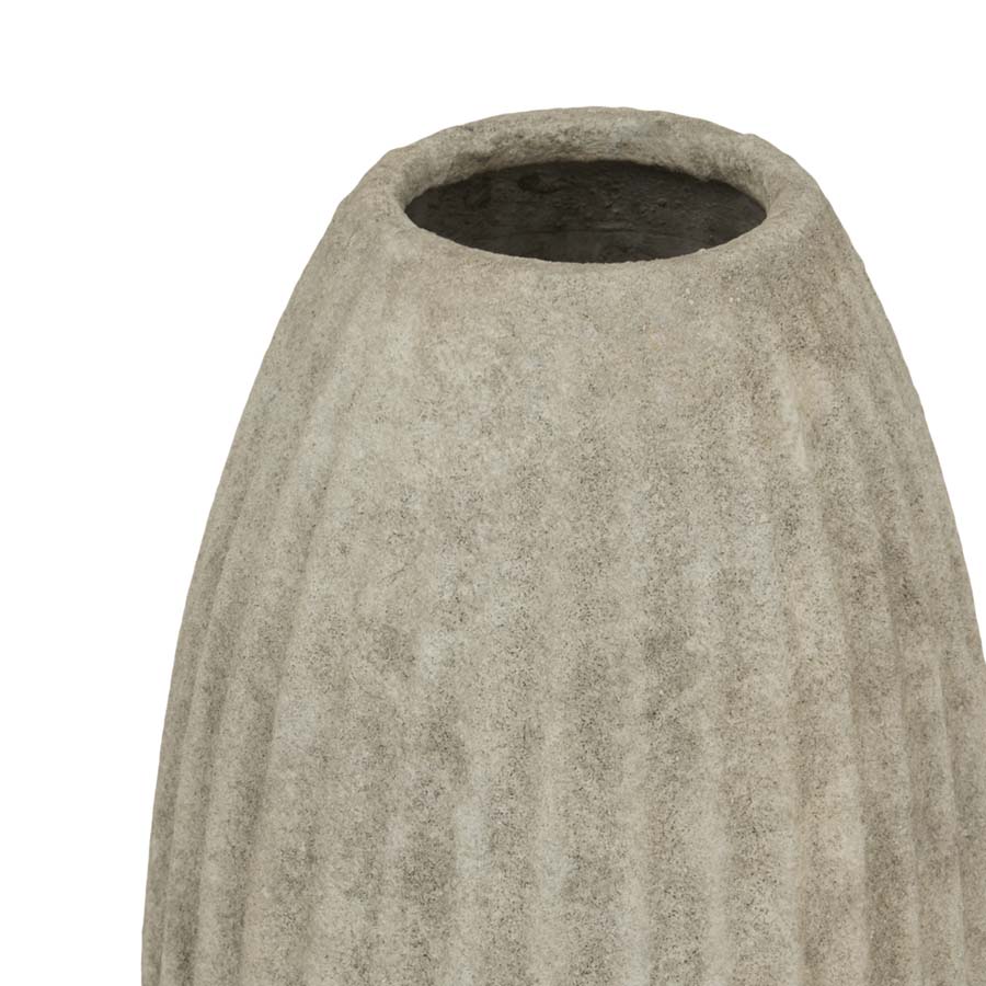 Hill Interiors Catania Large Olpe Vase Grey tones