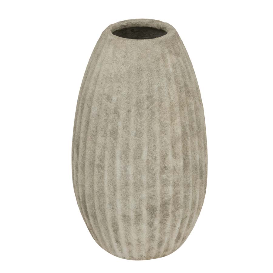 Hill Interiors Catania Large Olpe Vase Grey tones