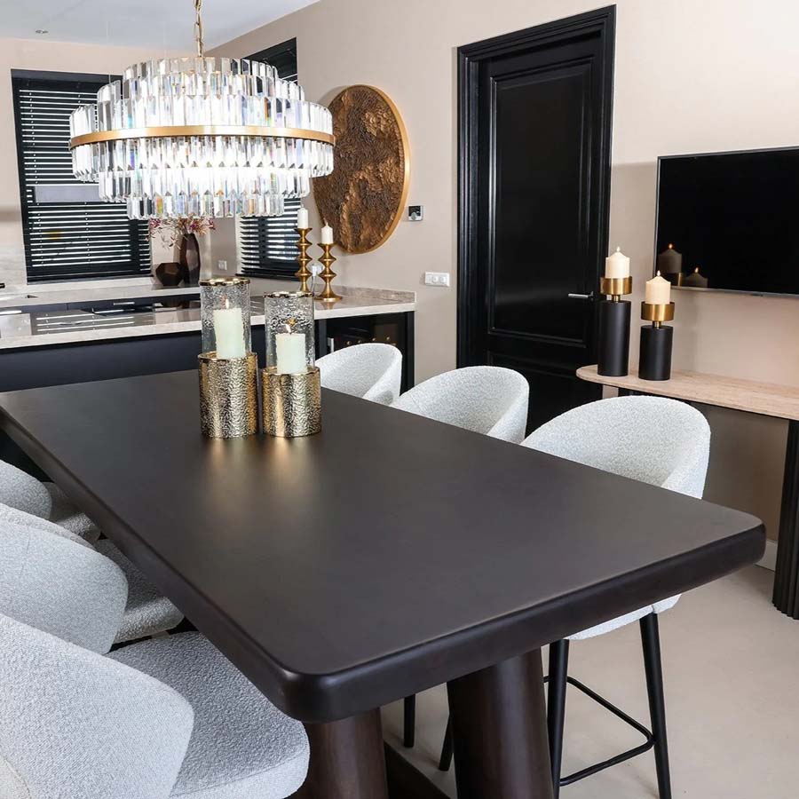 Richmond Interiors Menara Counter Table - Brown - Image 8