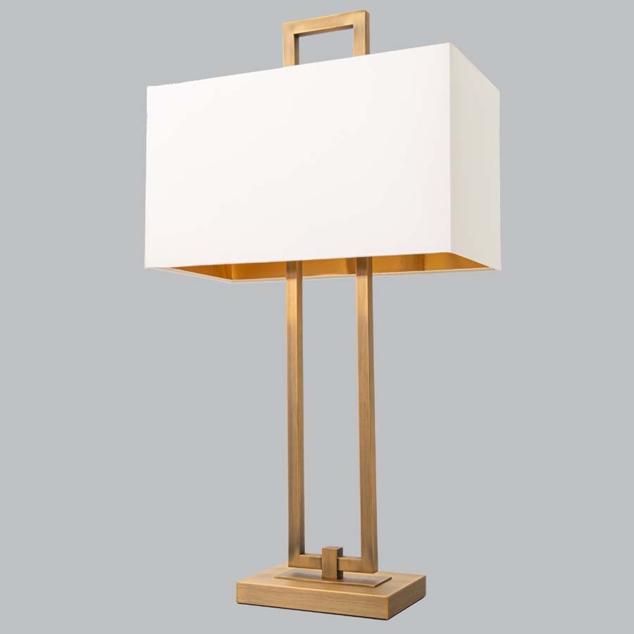 Millie & Co Ember Antique Brass Finish Table Lamp