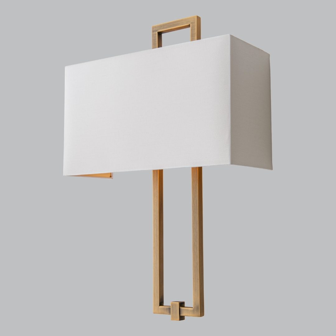 Millie & Co Ember Antique Brass Finish Wall Lamp