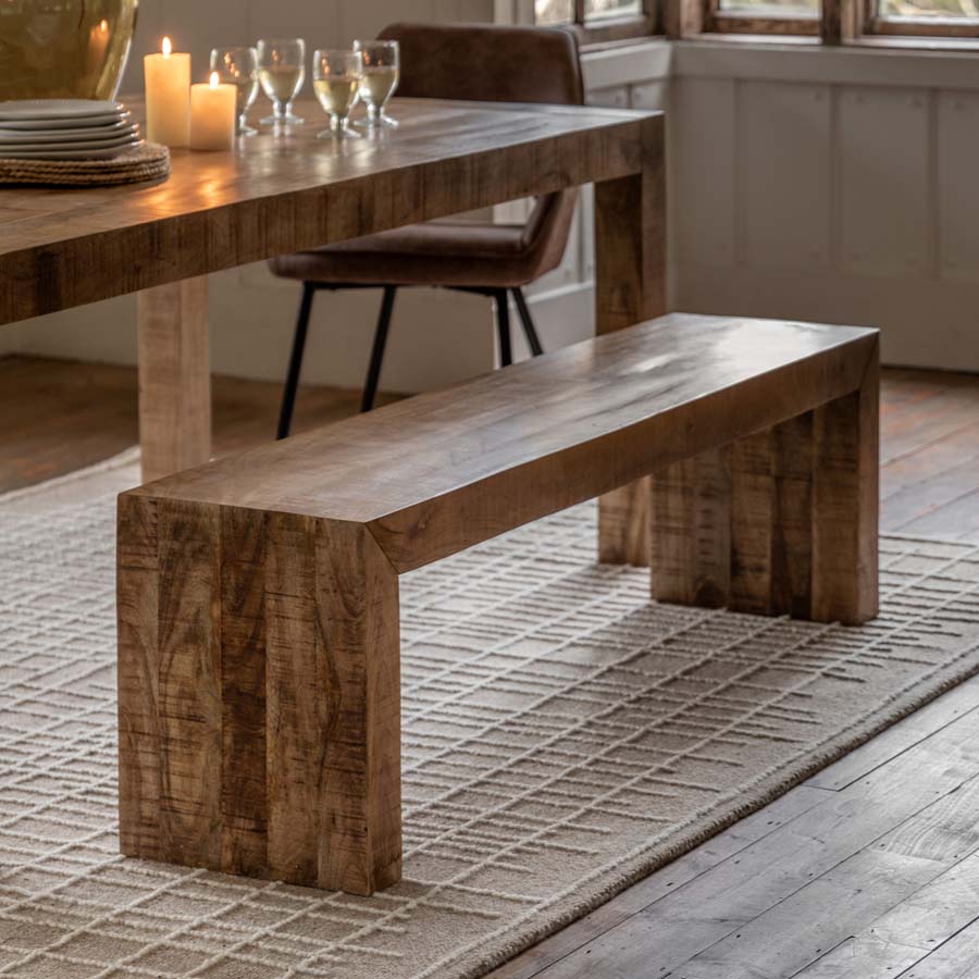 Gallery Interiors Dakota Dining Bench