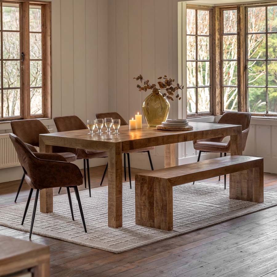 Gallery Interiors Dakota Dining Bench