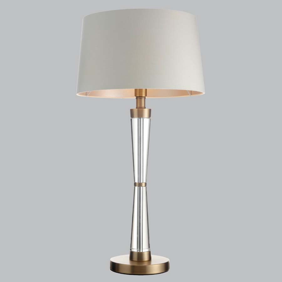 Millie & Co Hale Antique Brass Finish Table Lamp