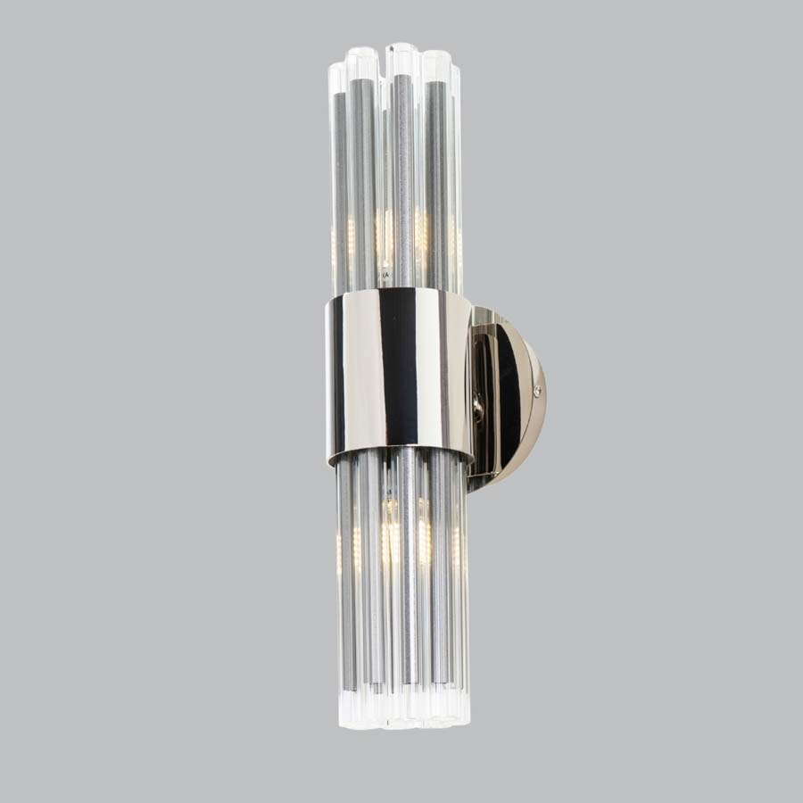 Millie & Co Ives Nickel Finish Wall Lamp