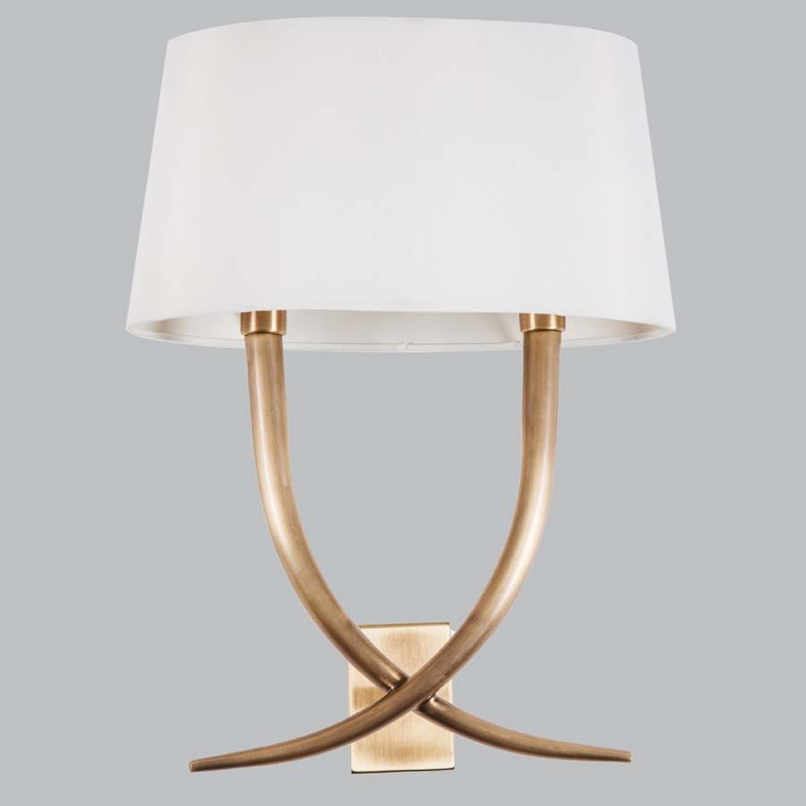 Millie & Co Quinn Antique Brass Wall Lamp