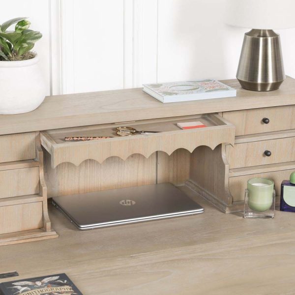 Rustic Wooden Bureau Desk - Image 7