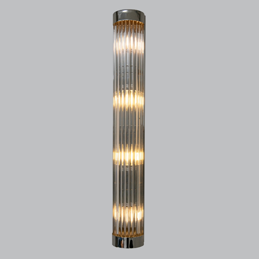 Millie & Co Wade Nickel Finish Long Wall Lamp