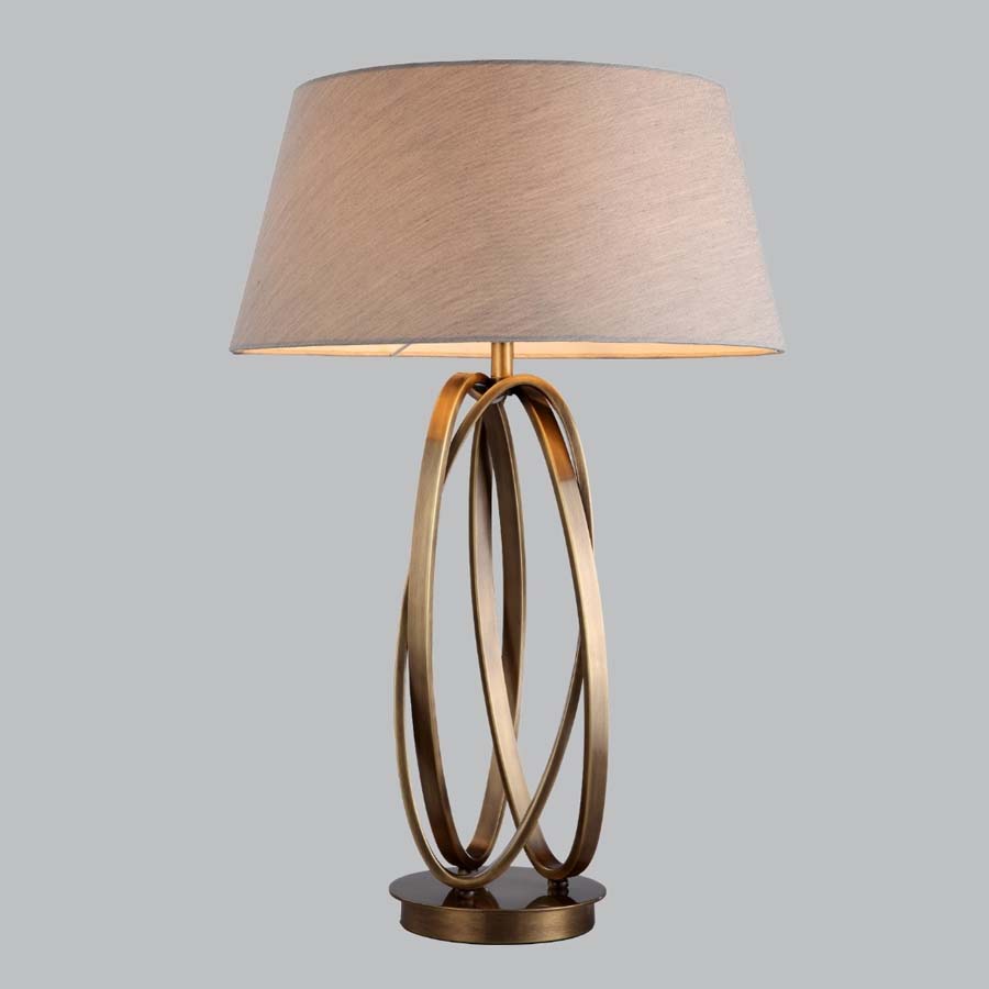 Millie & Co Xeno Antique Brass Table Lamp