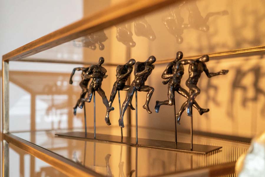 Mindy Brownes Black Getting Ahead Sculpture