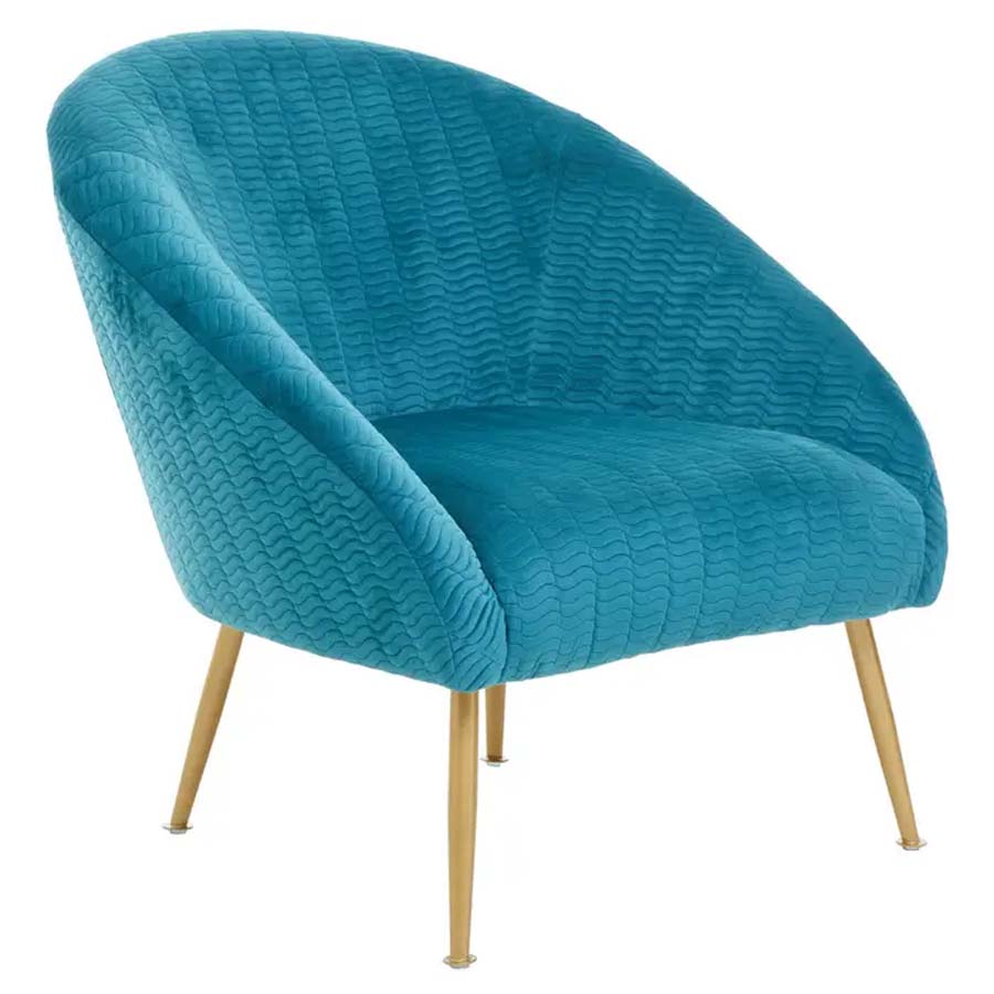 Fifty Five Avenue Faye Blue Occasional Chair