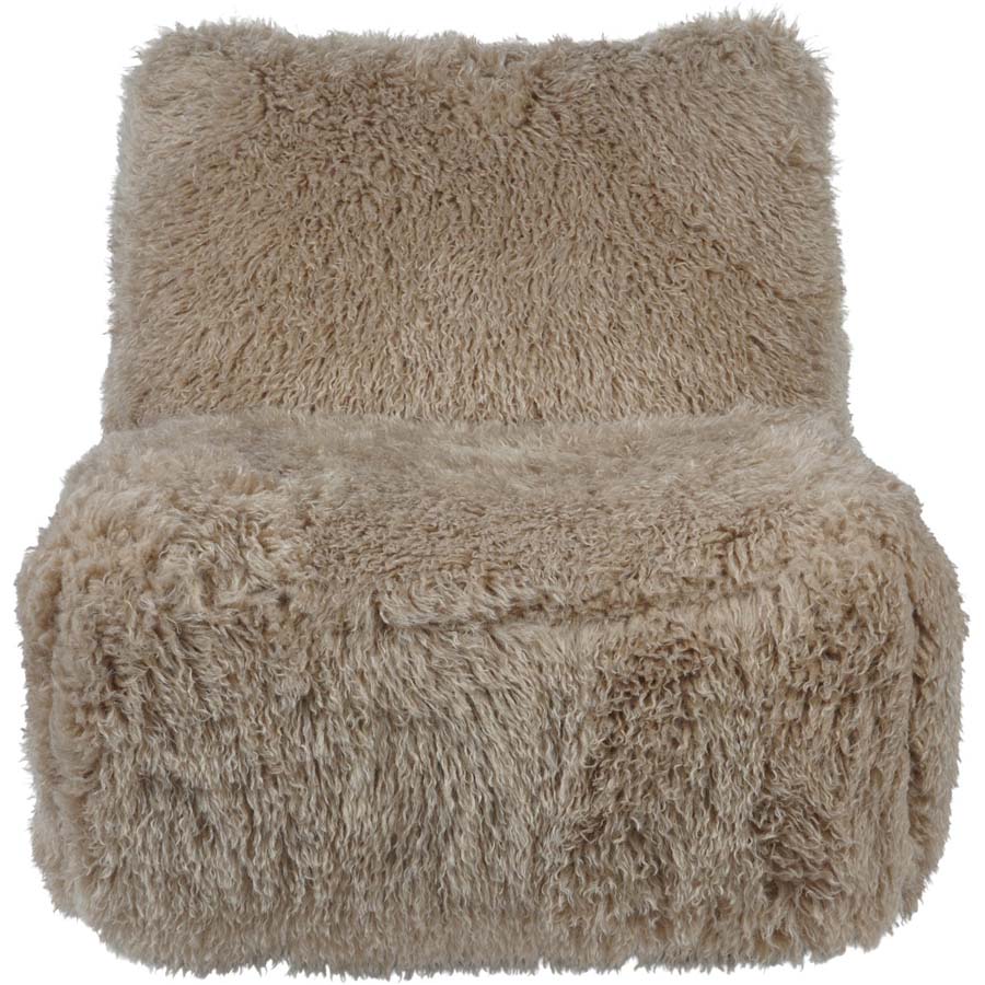 Libra Interiors Wallace Faux Sheepskin Occasional Chair on Swivel Base