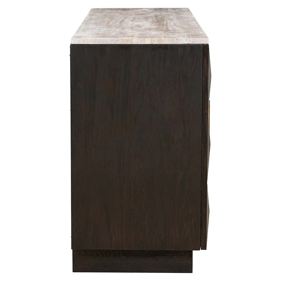 Richmond Interiors Claremont 4 Door Sideboard - Brown