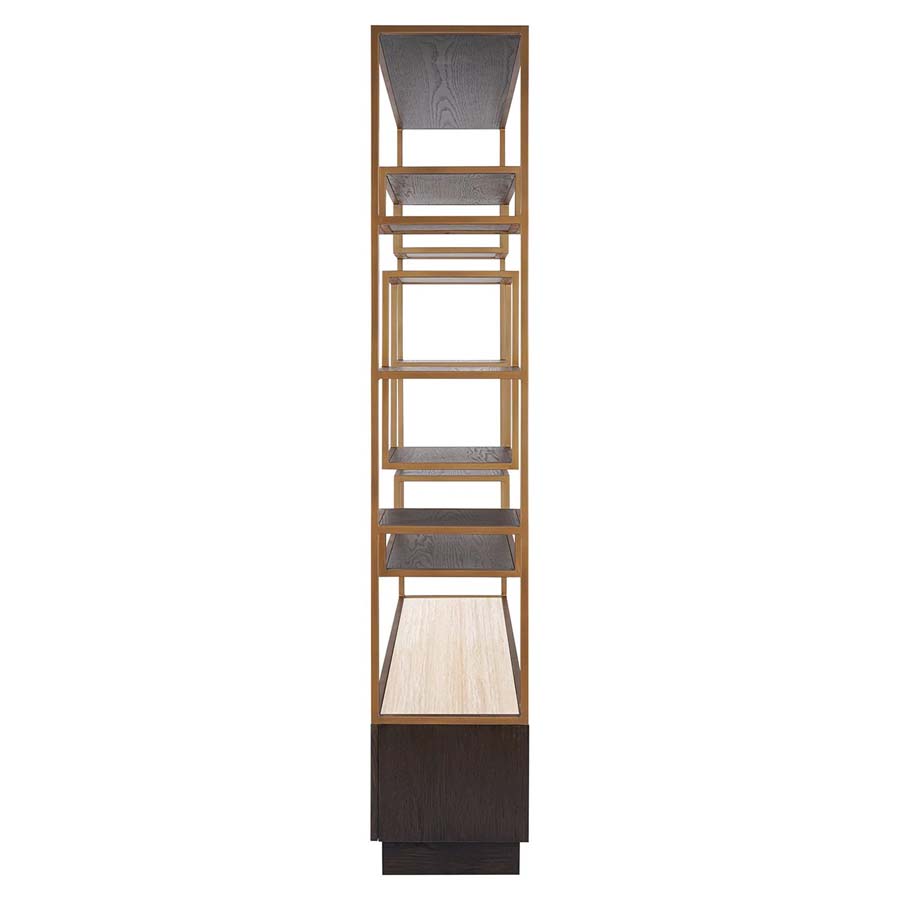Richmond Interiors Claremont Display Cabinet - Brown