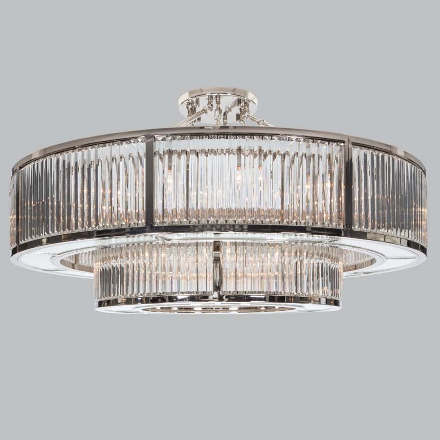 Millie & Co Astrid Nickel Chandelier