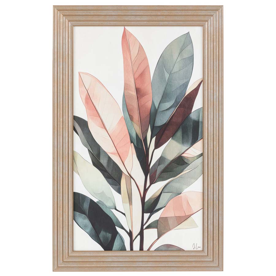 Art Marketing Nature's Rhythm Framed Canvas By Joanne Lea
