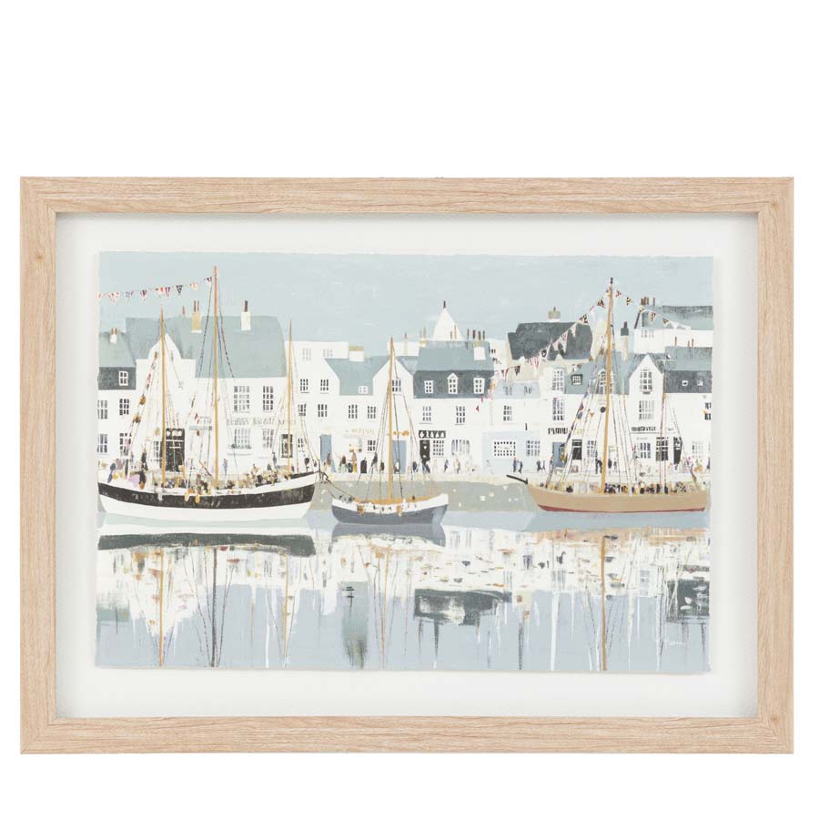 Art Marketing Dockside Days Framed Art By Ulyana Hammond