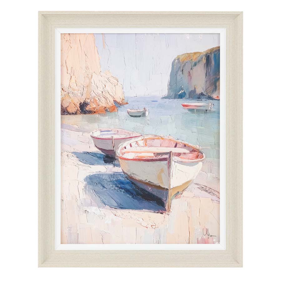 Art Marketing Echo Bay Framed Canvas By Ulyana Hammond
