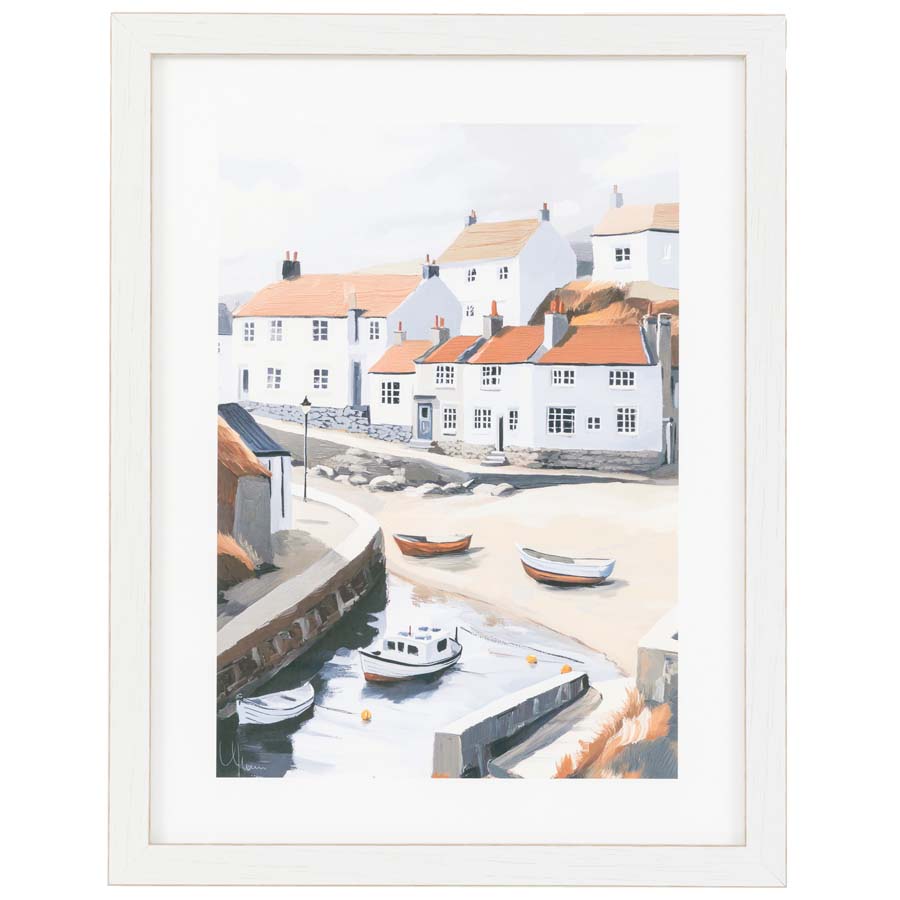 Fishing Boats Framed Art Fishing Boats Framed Art By Ulyana Hammond