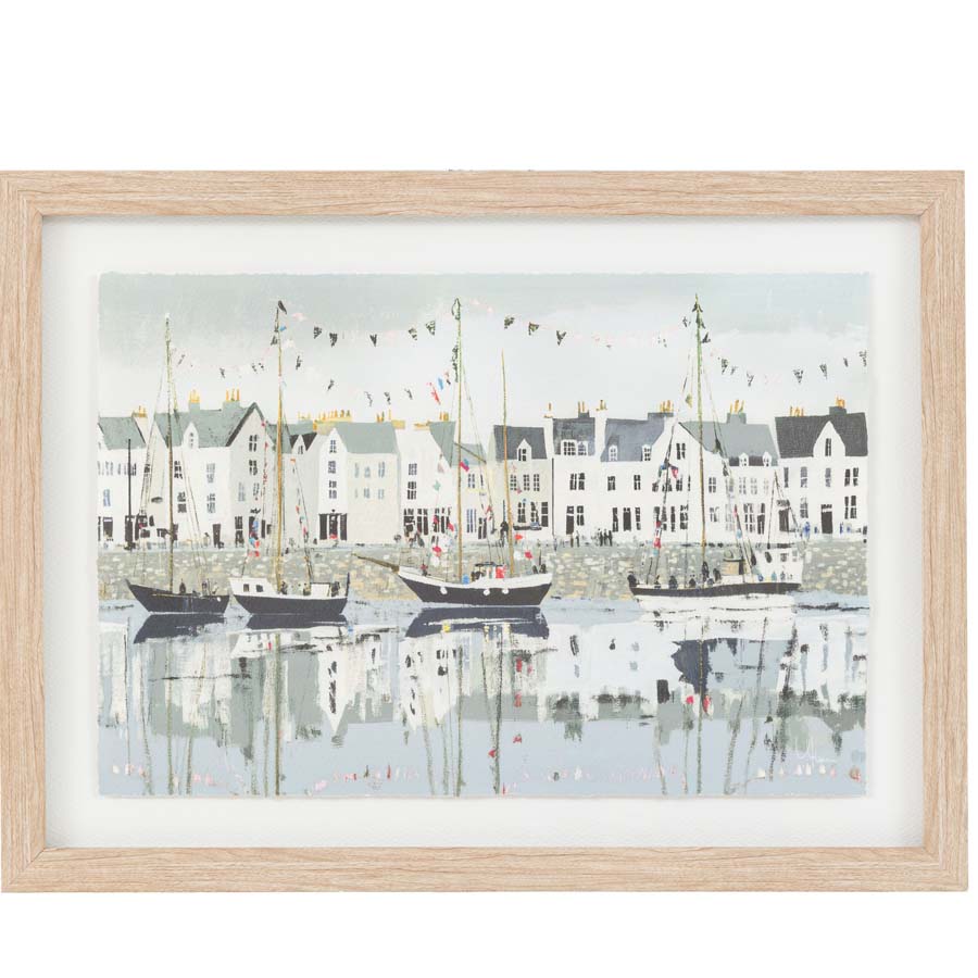 Art Marketing Harbour Life Framed Art By Ulyana Hammond