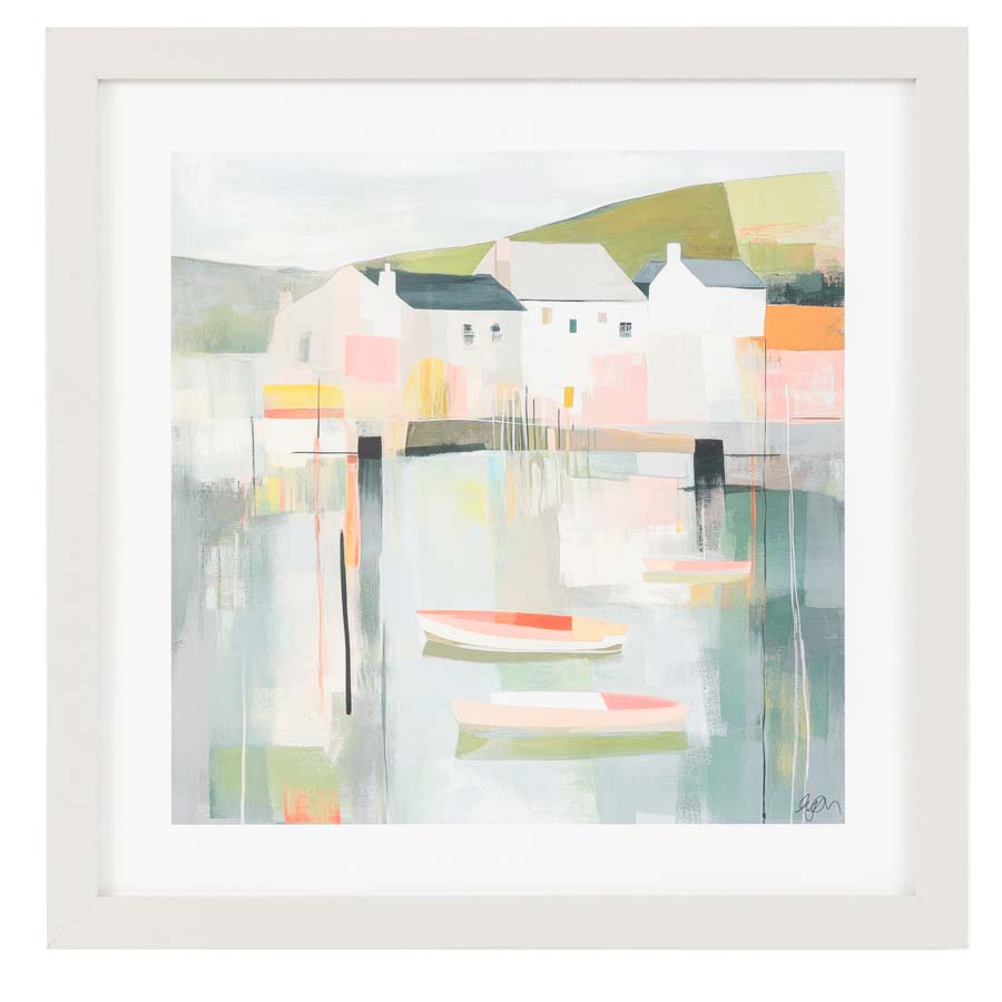 Art Marketing Harbour Tranquility Framed Art By Faye Reynolds Lydon