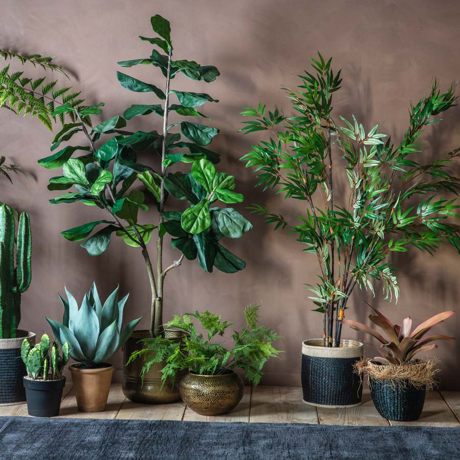 Gallery Interiors  Faux Bamboo Plant  With 859 Leaves