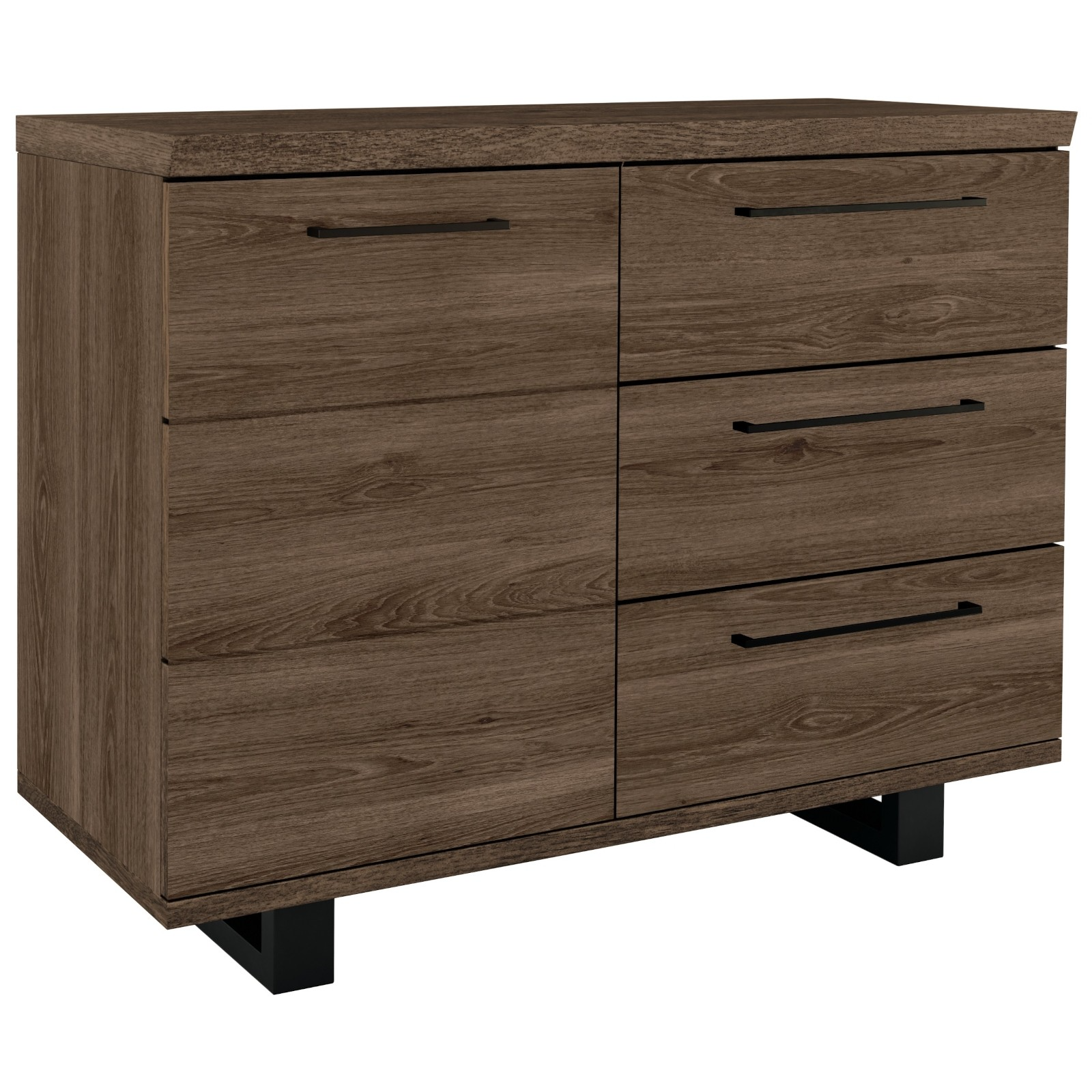 Willow & Wren Lincoln 1 Door 3 Drawer Sideboard