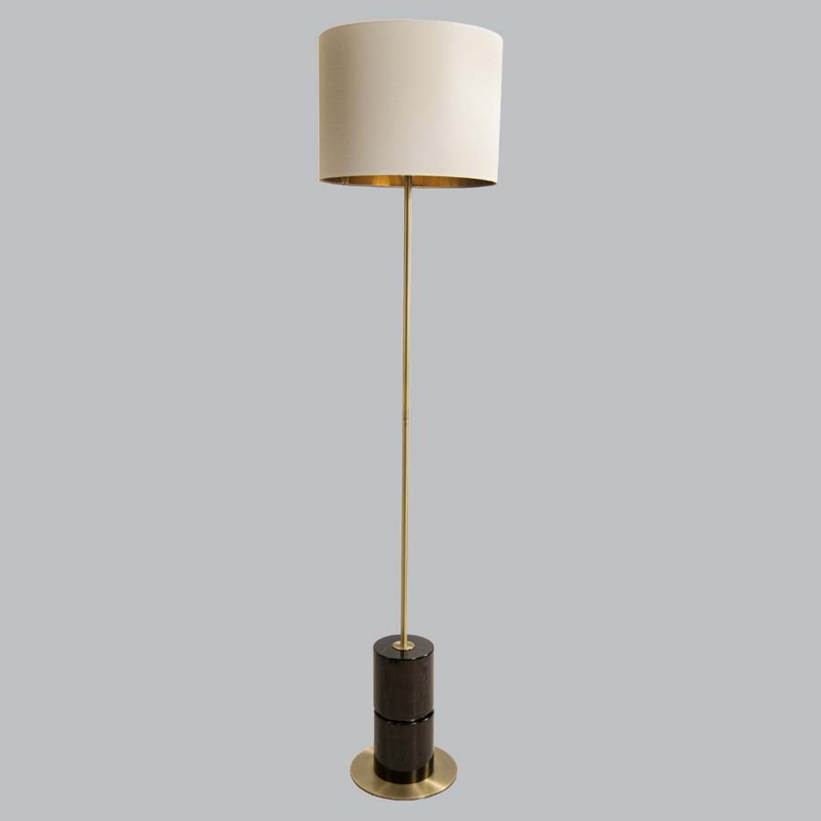 Millie & Co Malachai Black Floor Lamp