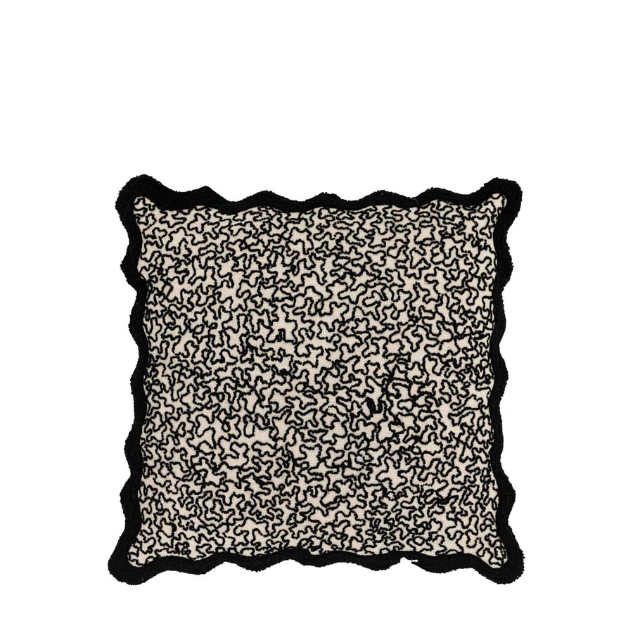 Gallery Interiors Tabor Cushion Black