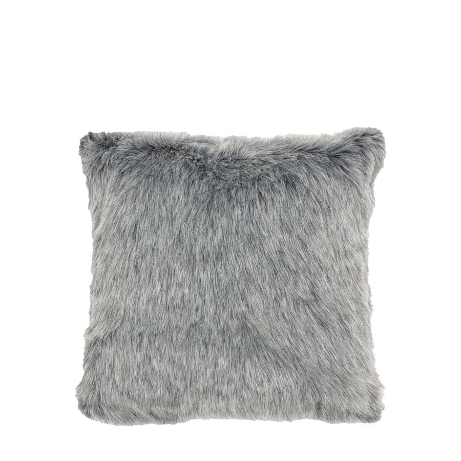 Gallery Interiors Alaskan Faux Fur Cushion Premium