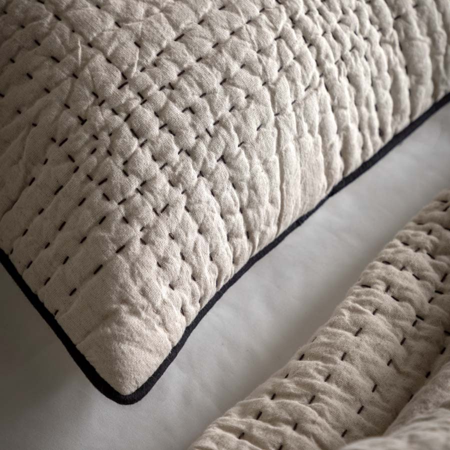 Gallery Interiors Matrix Cushion Beige