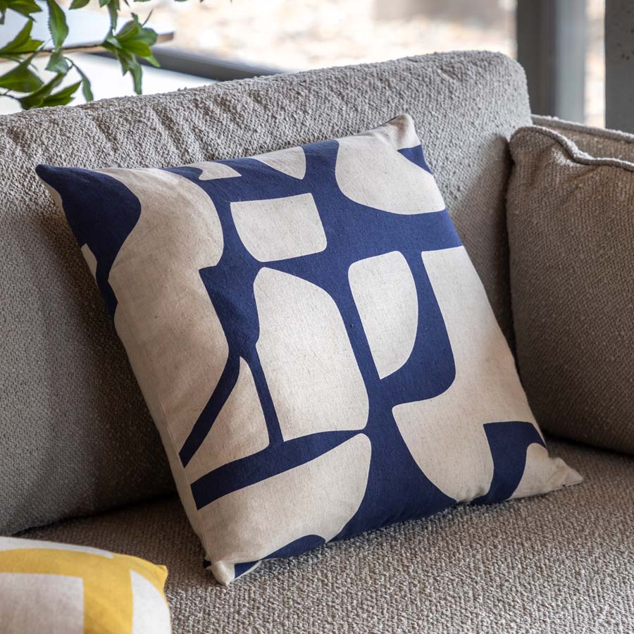 Gallery Interiors Skara Graphic Cushion Ink